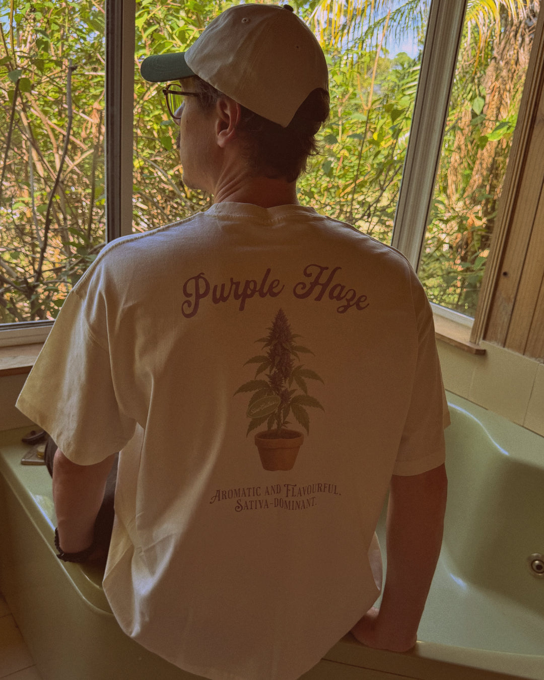 THE PURPLE HAZE Oversized Tee
