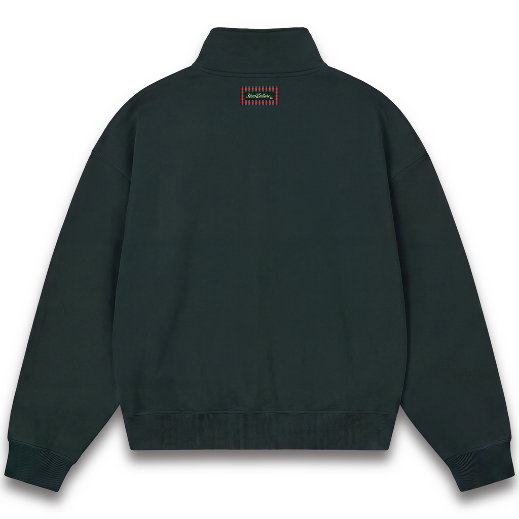 THE SLOW Women's Half-Zip - Forest