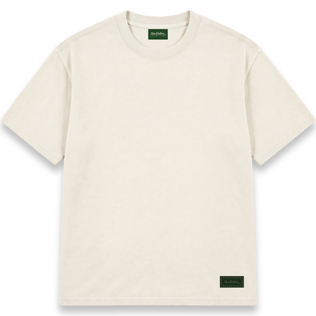 THE ESSENTIAL Women's Faded Tee - Butter