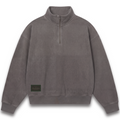 THE SLOW Relaxed Half-Zip – Mushroom