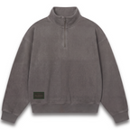 THE SLOW Relaxed Half-Zip – Mushroom