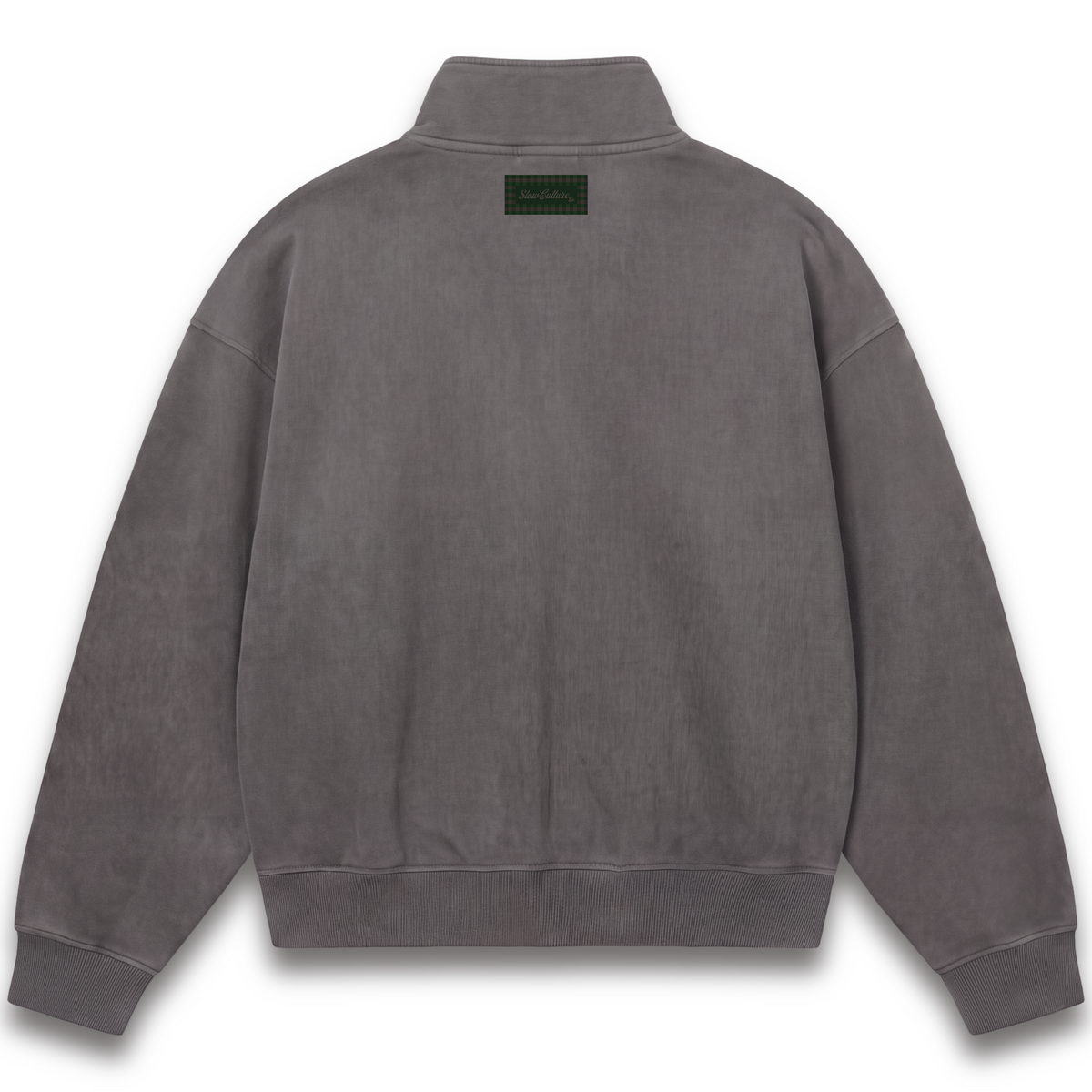 THE SLOW Relaxed Half-Zip – Mushroom