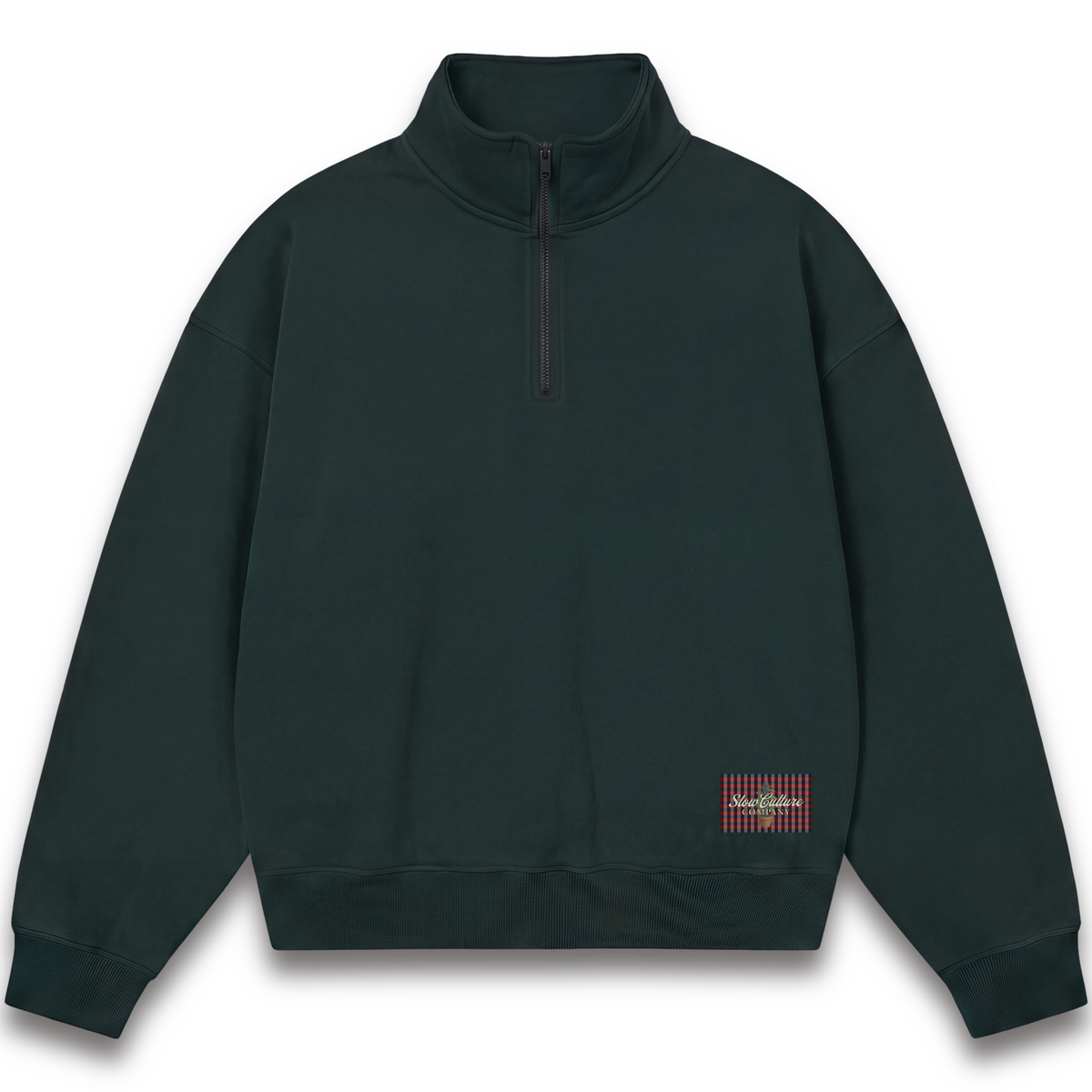 THE SLOW Women's Half-Zip - Forest