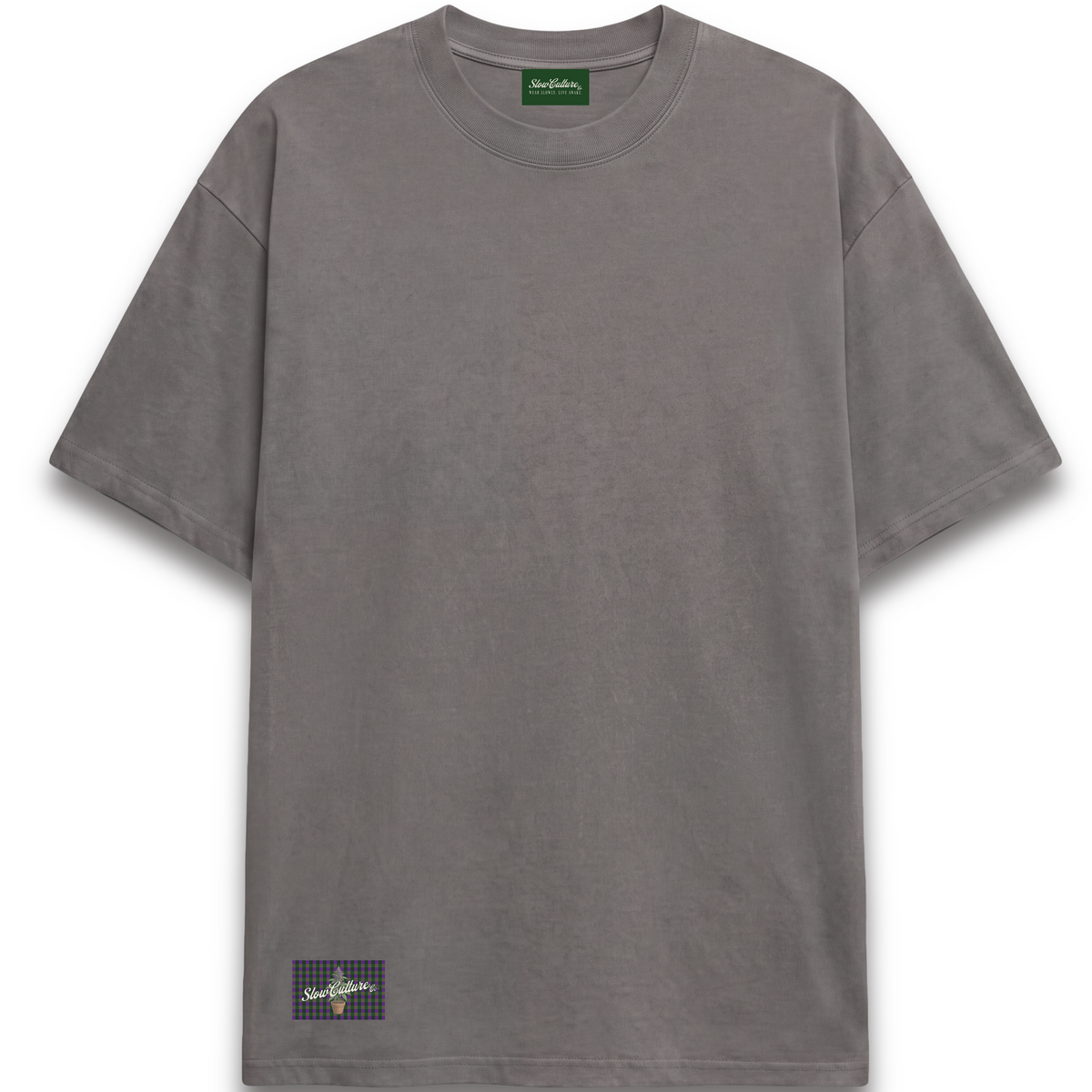 THE ESSENTIAL Faded Tee - Mushroom