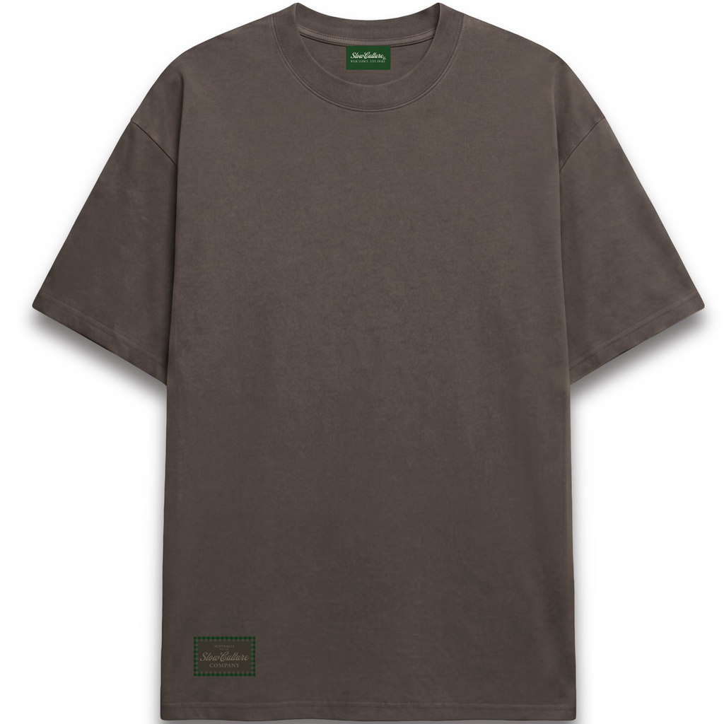 THE ESSENTIAL Faded Tee - Earth