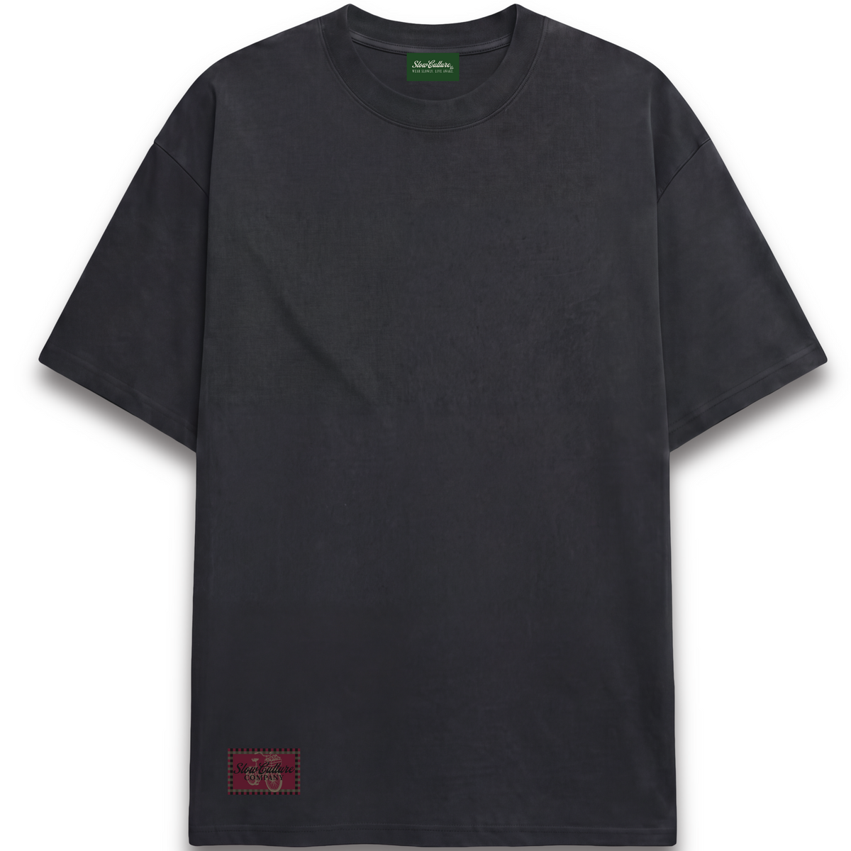 THE ESSENTIAL Faded Tee - Rock
