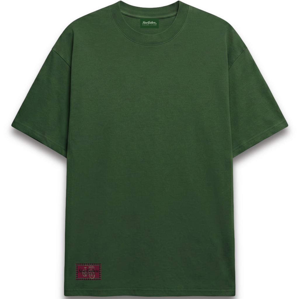 THE ESSENTIAL Faded Tee - Grass