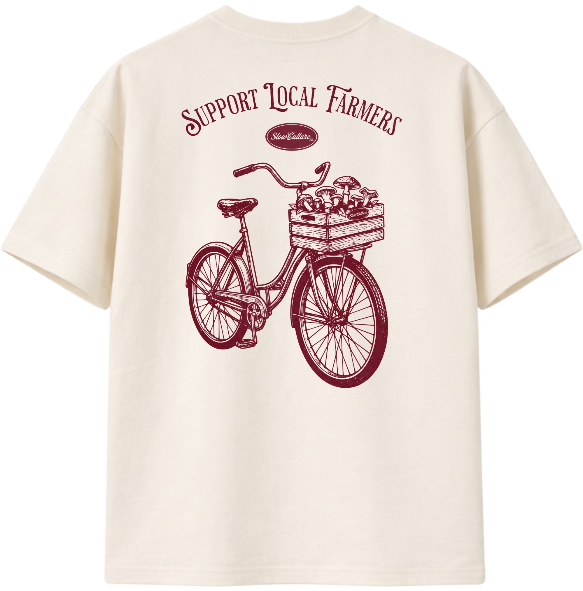 THE MUSHROOM BIKE Oversized Tee