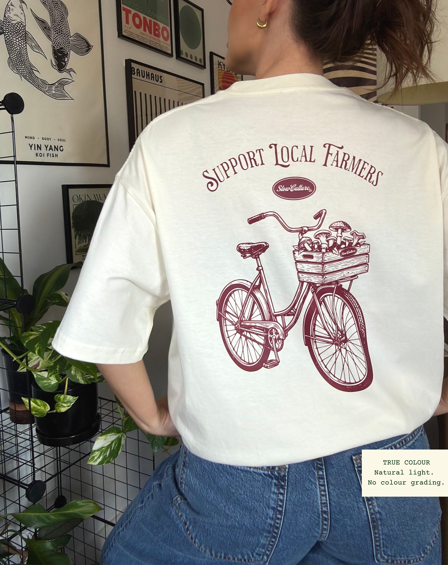 THE MUSHROOM BIKE Oversized Tee