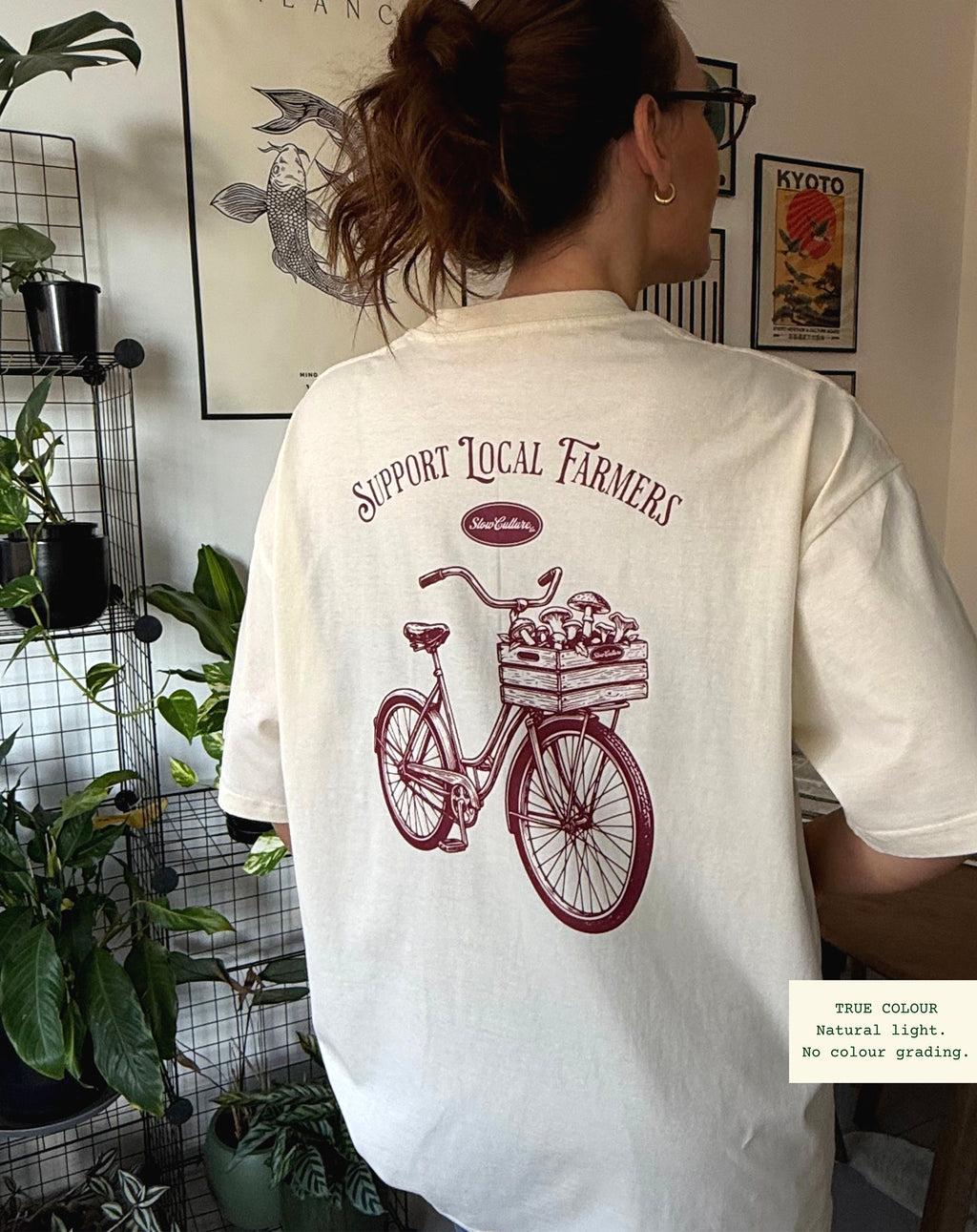 THE MUSHROOM BIKE Oversized Tee