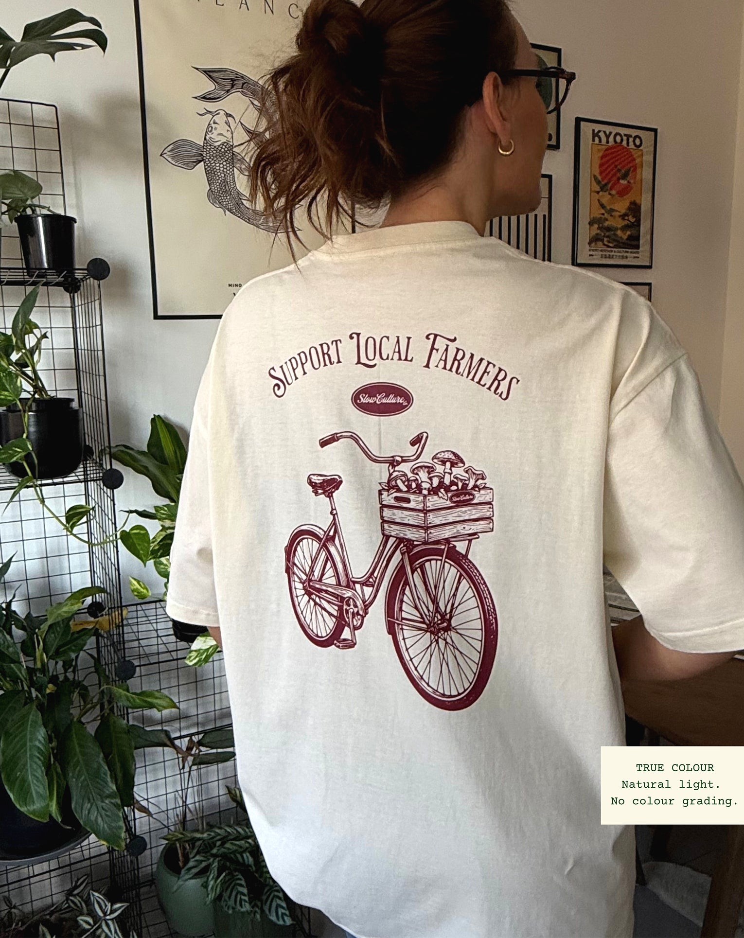 THE MUSHROOM BIKE Oversized Tee