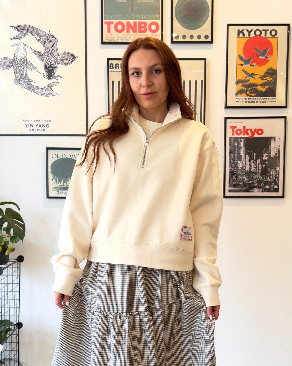 THE SLOW Women's Half-Zip - Butter