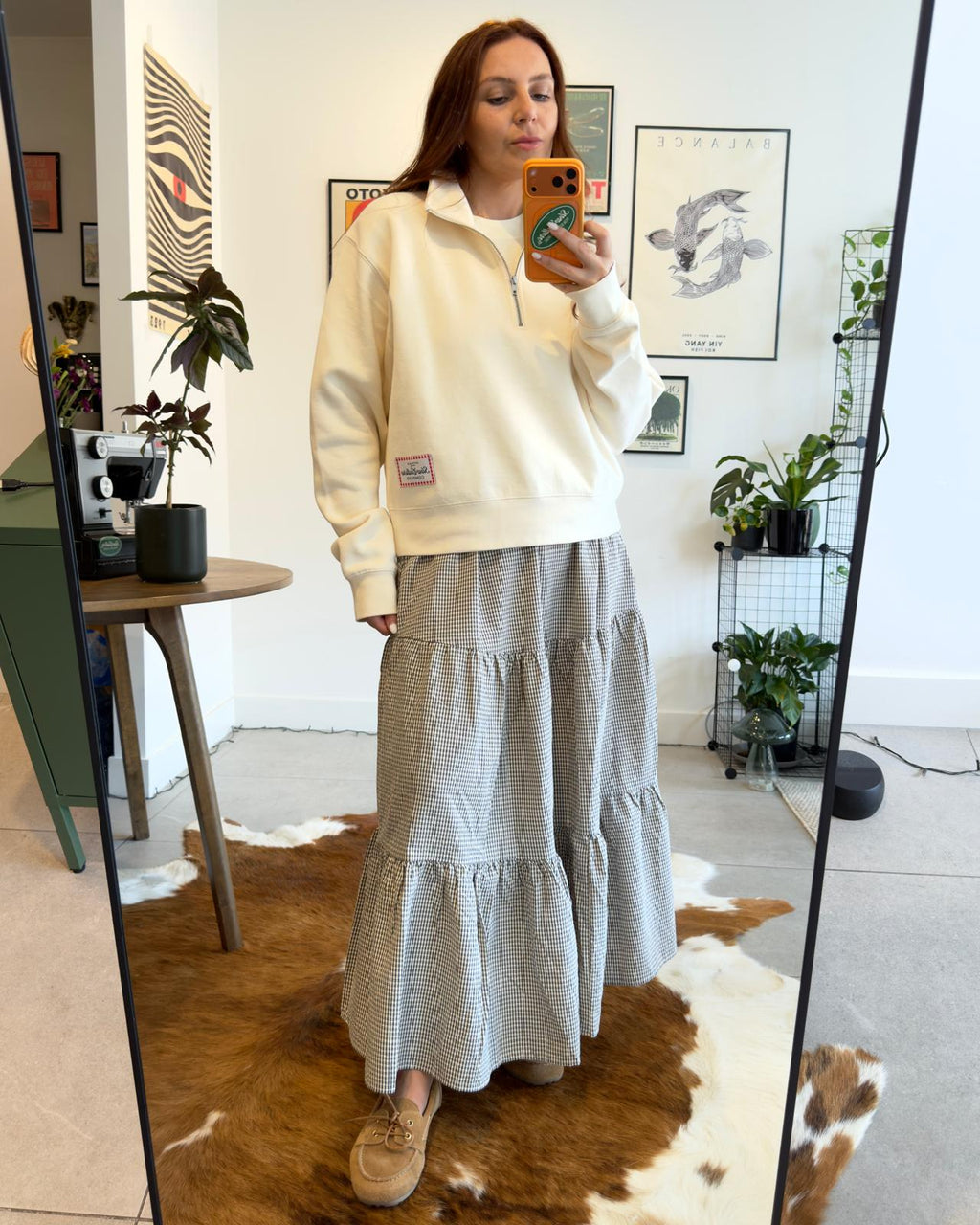 THE SLOW Women's Half-Zip - Butter