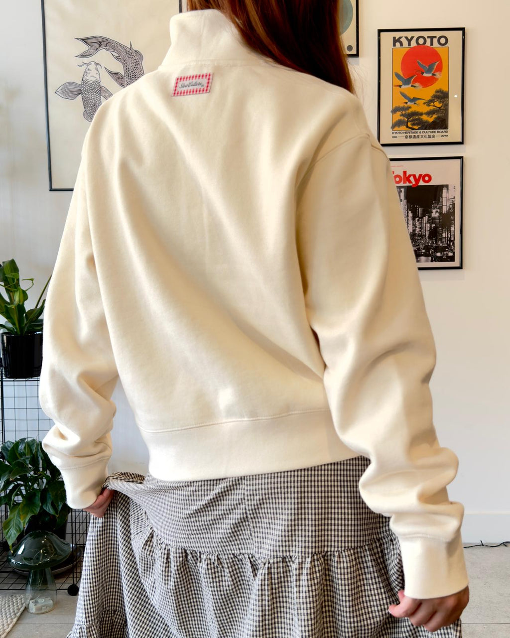 THE SLOW Women's Half-Zip - Butter