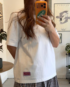 THE ESSENTIAL Women's Faded Tee - Cloud