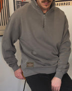 THE SLOW Relaxed Half-Zip – Mushroom
